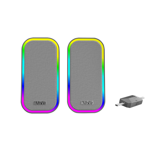 Marvo Havoc 20 Grey Wired Stereo Speaker Marvo Havoc 20 Grey Wired Stereo Speaker
